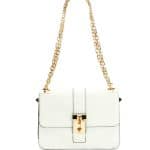 Valentino Ivory B-Rockstud Flap Bag