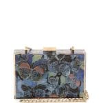 Valentino Multicolor Camu Butterfly-Print Box Clutch Bag