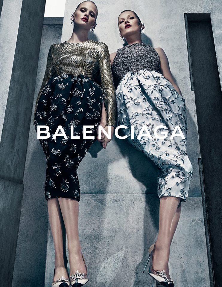 moverse O cualquiera Prisión Balenciaga Fall/Winter 2015 Ad Campaign Featuring Kate Moss - Spotted  Fashion