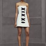 Balenciaga White/Black Tube Dress - Resort 2016