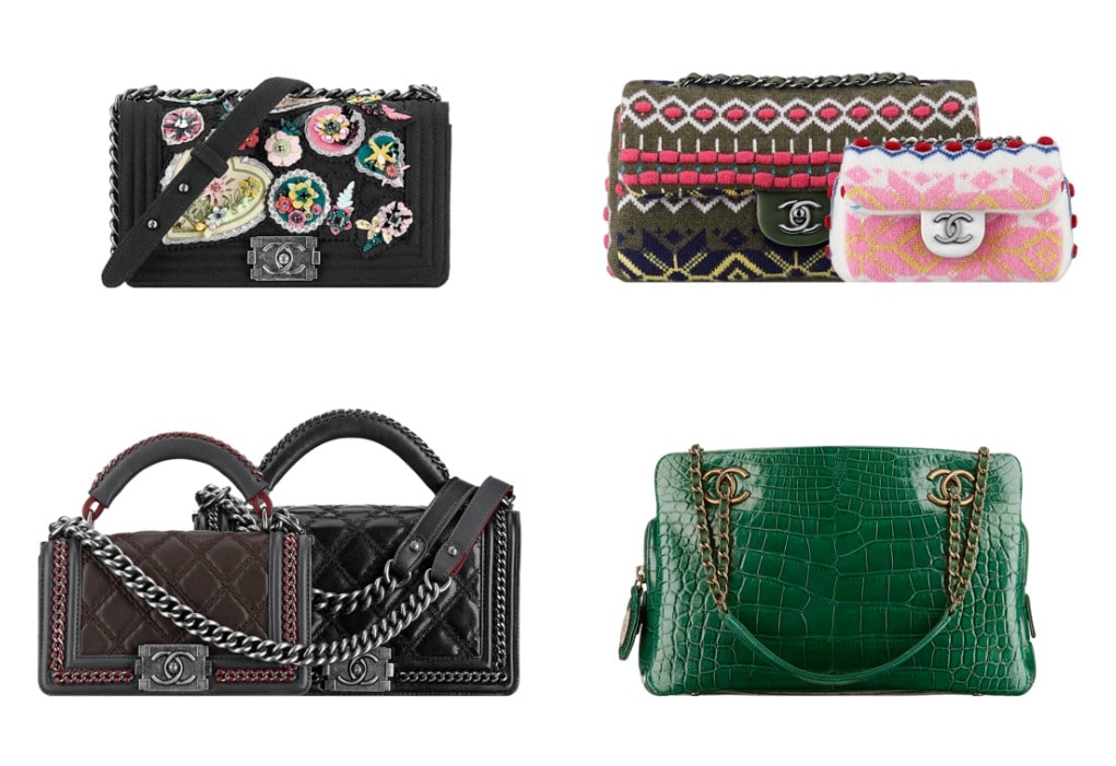 Chanel Pre-Fall 2015 Bag Collection Featuring Embroidered Bags