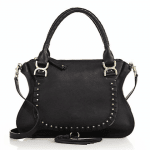 Chloe Black Studded Marcie Medium Bag