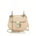 Chloe Gold Metallic Drew Nano Bag