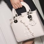 Dior White Special Edition Lady Dior Bag
