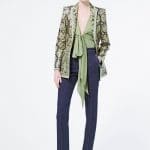 Givenchy Green/Black Snakeskin Blazer - Resort 2016