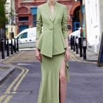 Givenchy Mint Green Blazer and Skirt - Resort 2016