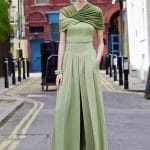 Givenchy Mint Green Pleated Dress - Resort 2016