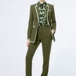 Givenchy Olive Green Suit - Resort 2016