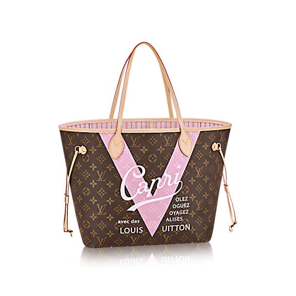 Louis Vuitton Cities Limited Edition 'V' Neverfull Bags released for June  1st - Spotted Fashion