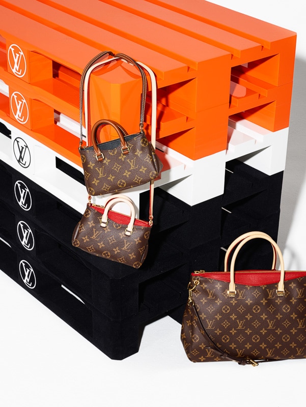 LOUIS VUITTON Umhängetasche 'PALLAS NANO', Koll.: 2015