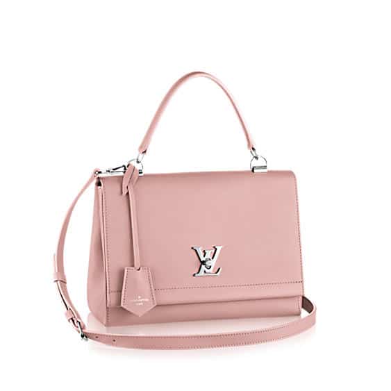 Louis Vuitton Vintage Hot Pink Lockme II BB Calf Leather Crossbody