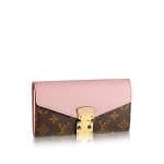 Louis Vuitton Rose Ballerine Monogram Canvas Pallas Wallet