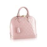 Louis Vuitton Rose Ballerine Monogram Vernis Alma PM Bag