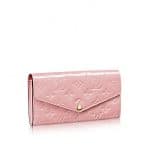 Louis Vuitton Rose Ballerine Monogram Vernis Sarah Wallet