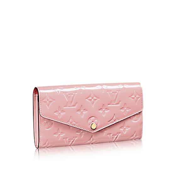 LOUIS VUITTON Monogram Pallas Wallet Rose Ballerine 481227