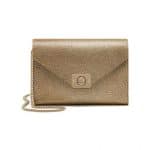 Mulberry Metallic Goat Delphie Clutch Bag