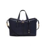 Mulberry Midnight Blue Croc Calfskin Roxette Small Bag