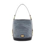 Mulberry Midnight Blue Mixed Denim/Natural Leather Jamie Bag