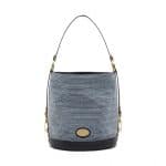 Mulberry Midnight Blue Mixed Denim/Natural Leather Jamie Bag