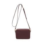 Mulberry Oxblood Blossom Pochette with Strap Bag