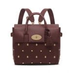 Mulberry Oxblood Cara Delevingne with Rivets Bag