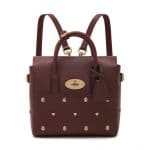 Mulberry Oxblood Cara Delevingne with Rivets Mini Bag