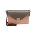 Mulberry Oxblood/Taupe/Rose/Metallic Goat Delphie Bag