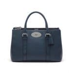 Mulberry Regal Blue Bayswater Bayswater Double Zip Tote Bag