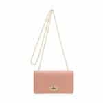 Mulberry Rose Petal Bayswater Clutch Wallet Bag