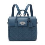 Mulberry Steel Blue Quilted Cara Delevingne Bag