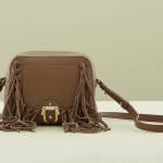 Paula Cademartori Brown Fringed Didi Crossbody Bag