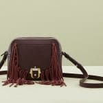 Paula Cademartori Burgundy Fringed Didi Bag