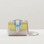 Paula Cademartori Grey/Yellow/Beige/Blue Kate Crossbody Bag