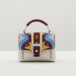 Paula Cademartori Ice Grey with Big Bang Print Dun Dun Bag