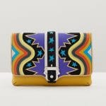 Paula Cademartori Ocher with Big Bang Print Sylvie Clutch Bag