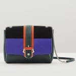 Paula Cademartori Pine Green/Violet/Black/Orange Caroline Bag