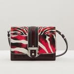 Paula Cademartori Plum Printed Pony Tatiana Bag