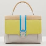 Paula Cademartori Yellow/Grey/Beige/Blue Faye Bag