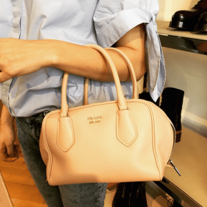 Prada Light Pink Calfskin Inside Bag