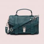 Proenza Schouler Dark Teal PS1 Tiny Bag