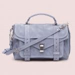 Proenza Schouler Polar Blue Suede PS1 Medium Bag