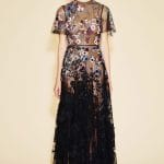 Valentino Black Embroidered Sheer Gown - Resort 2016