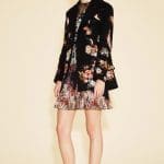 Valentino Black Floral Blazer - Resort 2016