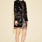 Valentino Black Floral Short Dress - Resort 2016