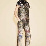 Valentino Floral:Bird Printed Silk Top and Pants - Resort 2016