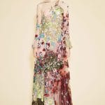 Valentino Multicolor Floral Embroidered Gown - Resort 2016