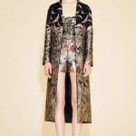 Valentino Multicolor Floral Printed Silk Coat and Jumpsuit - Resort 2016