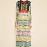 Valentino Multicolor Lace Dress - Resort 2016