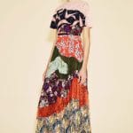 Valentino Multicolor Printed Patchwork Maxi Dress - Resort 2016