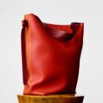 Celine Light Ruby/Dark Orange Oversized Twisted Cabas Bag